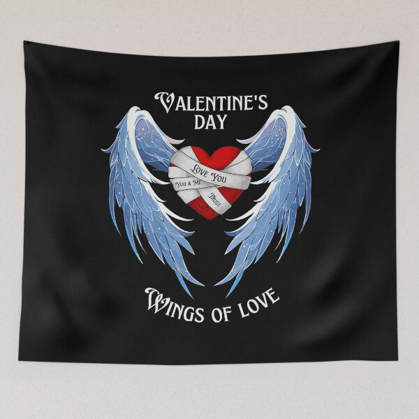 Item preview, Valentine's Day Love You - You and Me Trust Wings of Love Valentines gifts designed and sold by DarekShop.