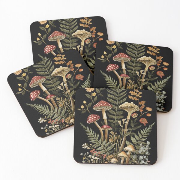 Item preview, Witchy Woodland Mushrooms and Plants designed and sold by Enyr.