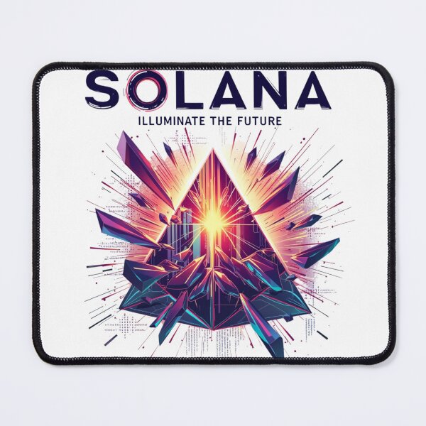 Item preview, Solana Fire Diamonds Illuminate the Future Tee designed and sold by TrendVoyager.