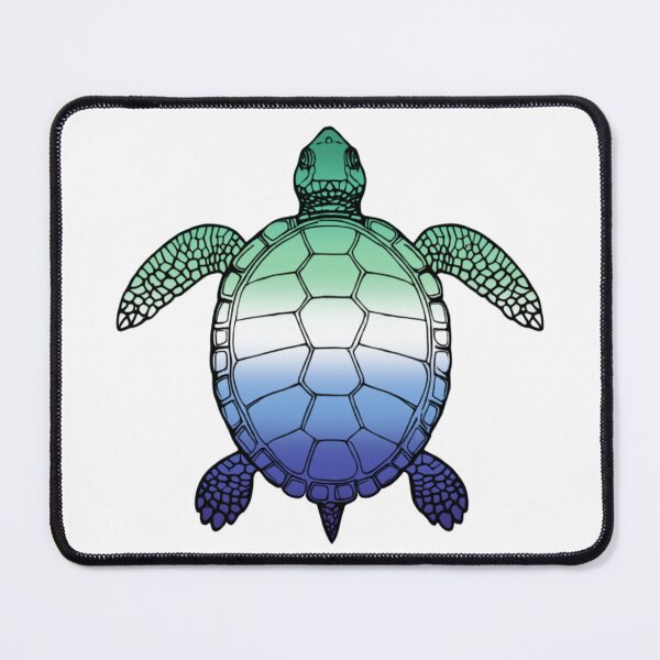 Item preview, Vibrant Gay MLM Pride Turtle Illustration designed and sold by Travelslightly.