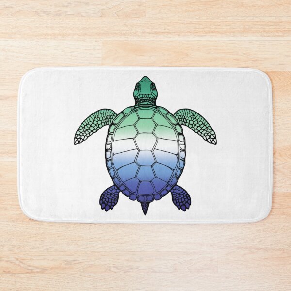 Item preview, Vibrant Gay MLM Pride Turtle Illustration designed and sold by Travelslightly.