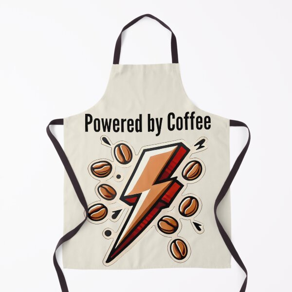 Item preview, Powered by Coffee - Lightning Bolt Energy Design designed and sold by Dantin.
