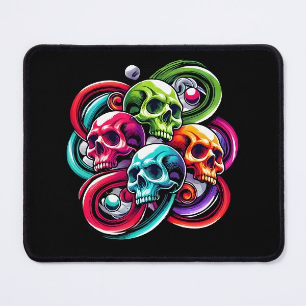 Item preview, Colorful Skull Art - Vibrant Abstract Design designed and sold by DrawHandArt.