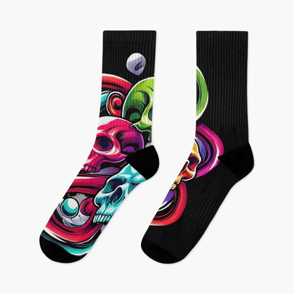 Item preview, Colorful Skull Art - Vibrant Abstract Design designed and sold by DrawHandArt.