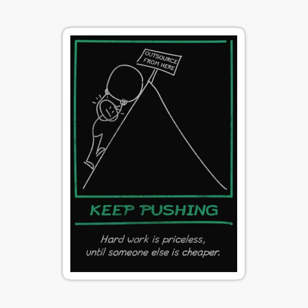 Item preview, DEMOTIVATION 09 - Keep Pushing designed and sold by Sticksy Malone.