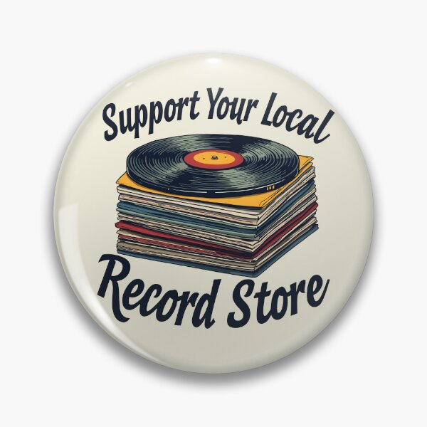 Item preview, Support Your Local Record Store Vinyl Design  designed and sold by Jollys-ArtShop.
