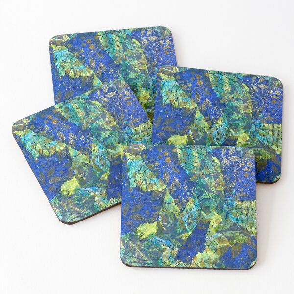 Item preview, Mixed Media in Blues and Green designed and sold by trieschman.
