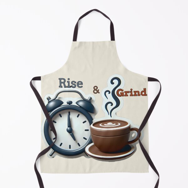 Item preview, Rise and Grind – Perfect Coffee and Morning Routine Design designed and sold by Dantin.