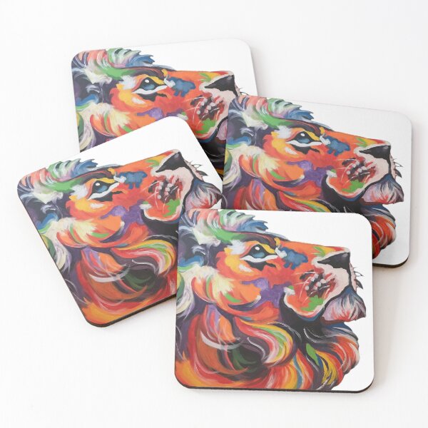 Item preview, Colorful Lion designed and sold by alloftheinspired.
