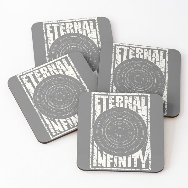 Artikelvorschau, Eternal Infinity 9 Ringe used look retro Poster entworfen und verkauft von Luzi Illustrella.