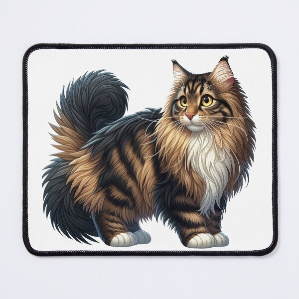 Item preview, Norwegian forest cat 10 designed and sold by REDCATWWW.