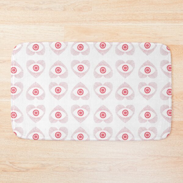 Item preview, Evil eye in pink with white background designed and sold by nimbusdesignart.