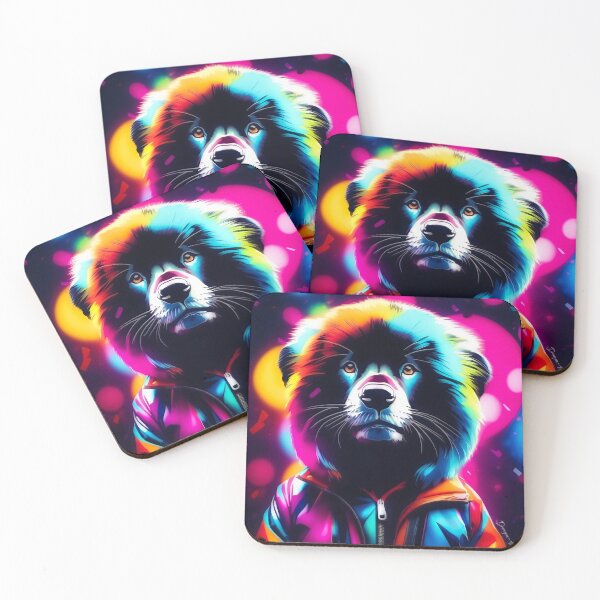 Item preview, Furry dog pop art designed and sold by Drone-tees.