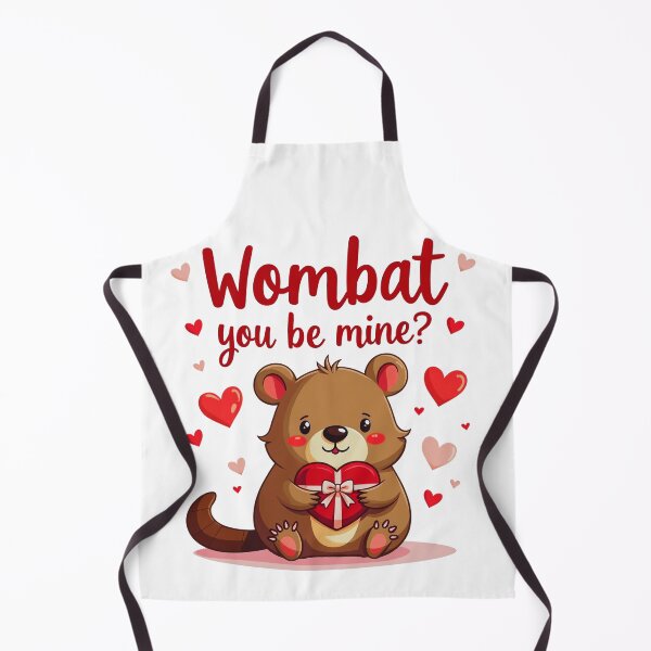Item preview, Adorable Valetine Wombat - Wombat You Be Mine? designed and sold by Bulwshop.