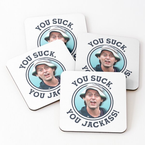 Item preview, YOU SUCK, YOU JACKASS! - Happy Gilmore Heckler designed and sold by ourkid.