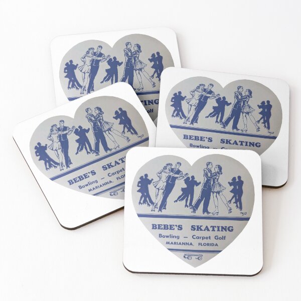 Item preview, Bebe's Skating Marianna Florida Roller Skating Rink Sticker Decal Label designed and sold by tislord.