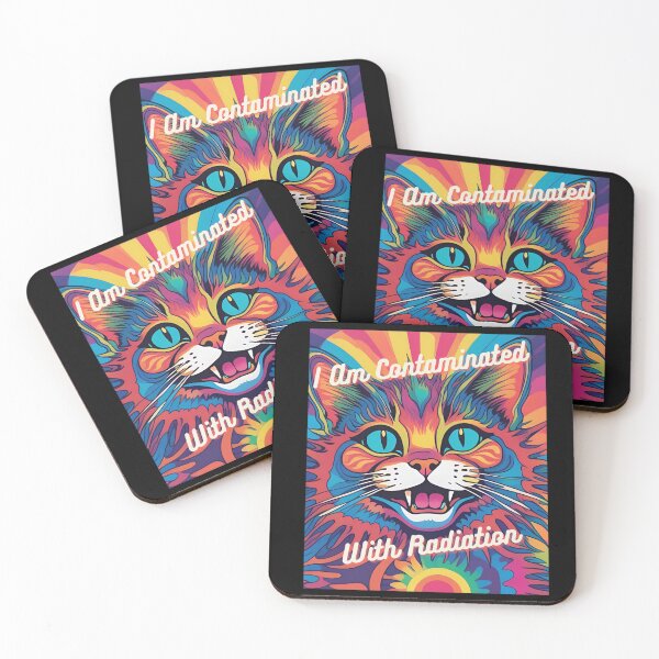 Item preview, I Am Contaminated With Radiation Funny Gifts For Cat Lovers designed and sold by MartVisions.