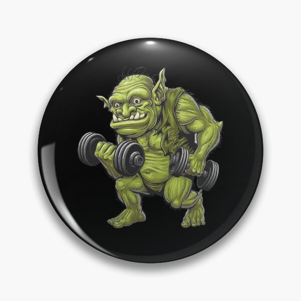Item preview, Green Monster Weightlifting - Funny Gym Artwork designed and sold by love3617.