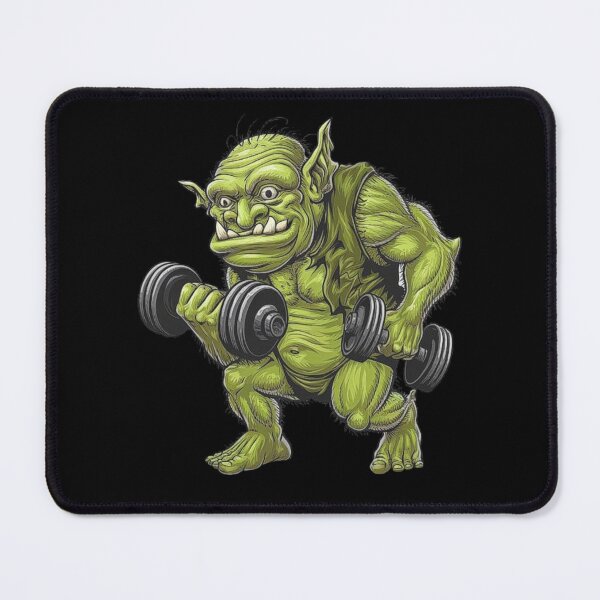 Item preview, Green Monster Weightlifting - Funny Gym Artwork designed and sold by love3617.