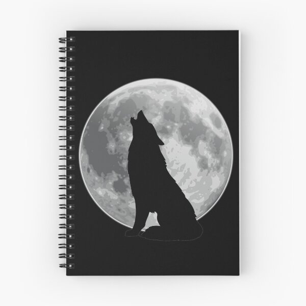 Item preview, Lone wolf howling against the moon designed and sold by KrissGraphShop.