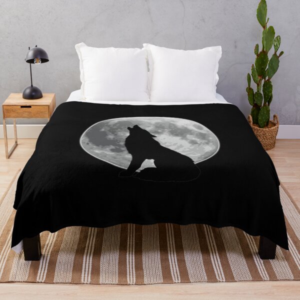 Item preview, Lone wolf howling against the moon designed and sold by KrissGraphShop.