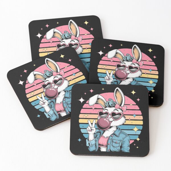 Item preview, Stylish Cartoon Bunny with Retro Vibes designed and sold by love3617.