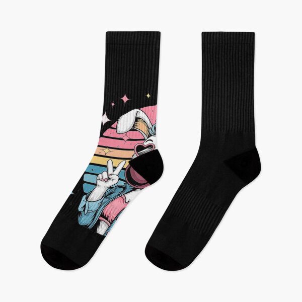 Item preview, Stylish Cartoon Bunny with Retro Vibes designed and sold by love3617.