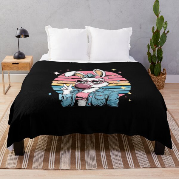 Item preview, Stylish Cartoon Bunny with Retro Vibes designed and sold by love3617.