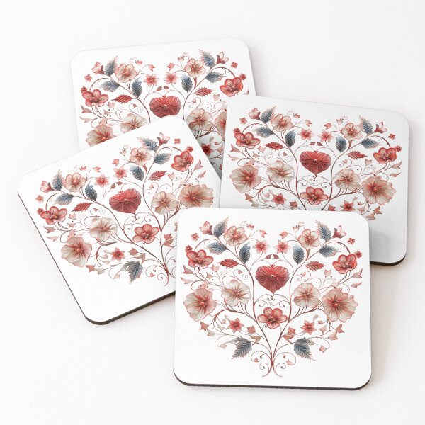 Item preview, Floral heart designed and sold by MendaciousMina.