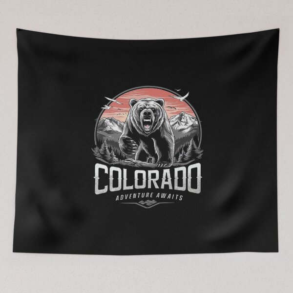Item preview, Colorado Bear Adventure - Mountain Wilderness Art designed and sold by love3617.
