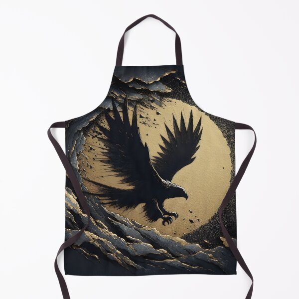 Item preview, Flying Eagle and Torn Paper Wave, Ai Generated Art  designed and sold by ACC .