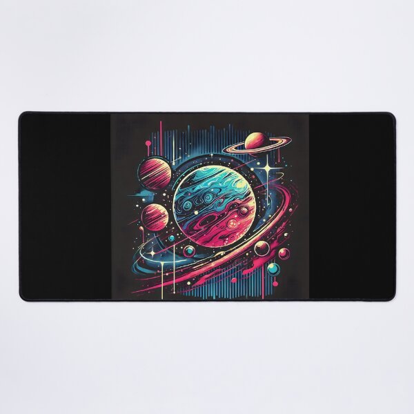 Item preview, Glowing Planets and Distant Stars in a Futuristic Style designed and sold by Eiadlight.