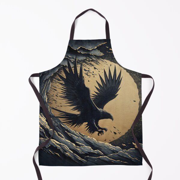 Item preview, Flying Eagle and Torn Paper Wave, Ai Generated Art  designed and sold by ACC .