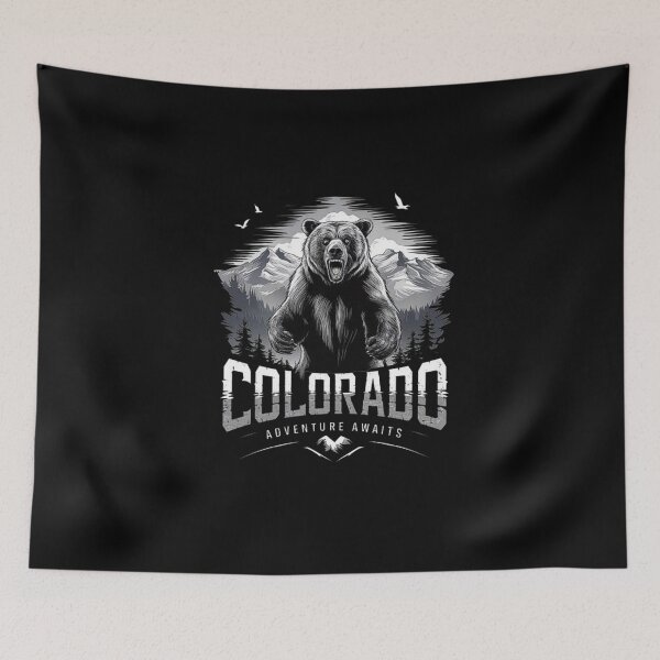 Item preview, Colorado Bear Adventure - Mountain Wilderness Art designed and sold by love3617.
