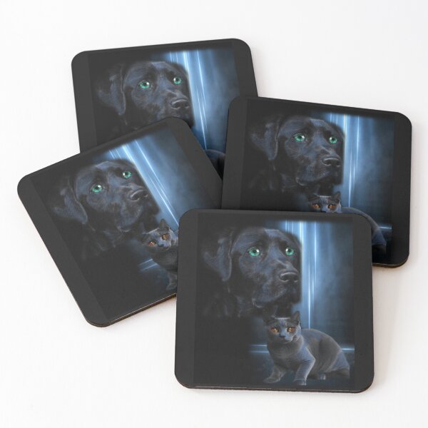 Item preview, Black Lab and Kitten designed and sold by Patricia Brown.