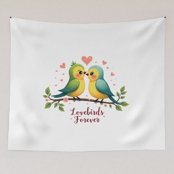 Item preview, Valentine Adorable Lovebirds - Lovebirds Forever designed and sold by Bulwshop.