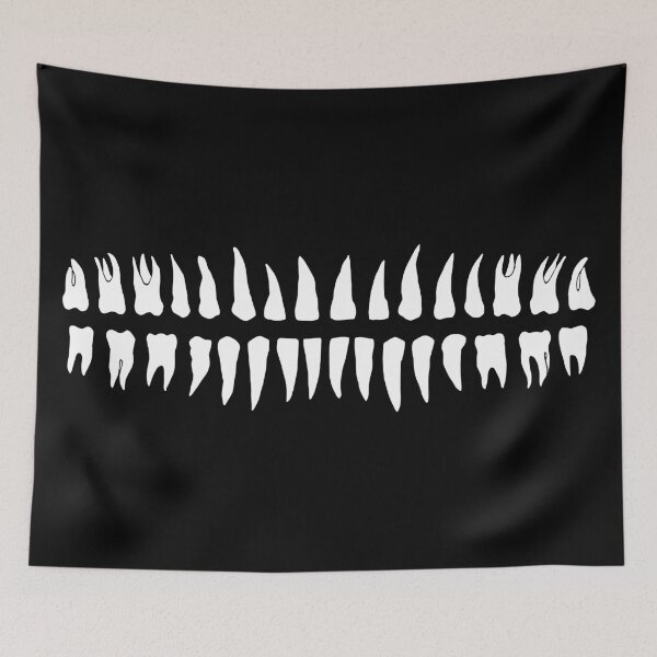 Item preview, teeth dentures dental row dentist practice dental appointment healthy designed and sold by Luzi Illustrella.