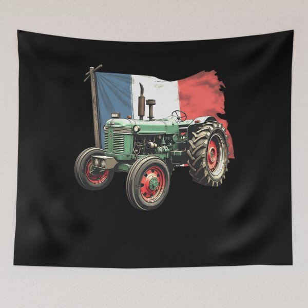 Item preview, Agriculture Tracteur Agricole Drapeau France Tracteur Ferme designed and sold by clothesy7.