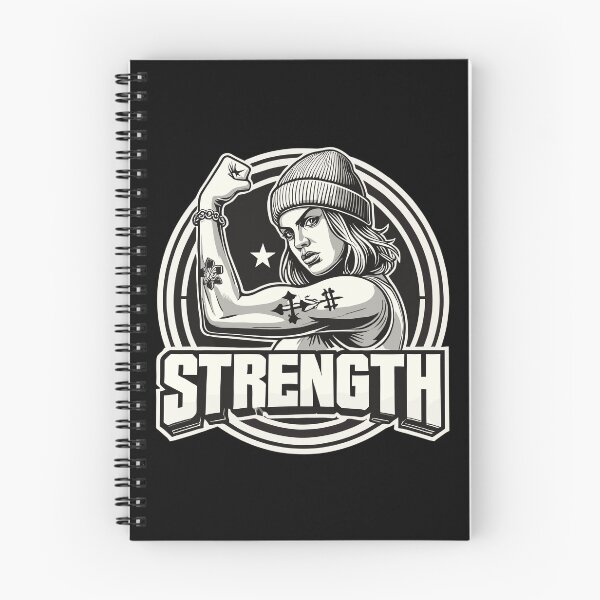 Item preview, Strength strong woman tense arm on hat gift designed and sold by Pineapple-Tree.