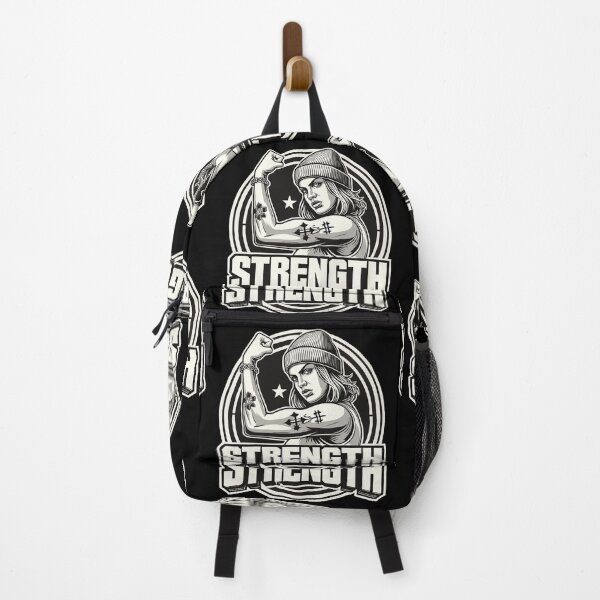 Item preview, Strength strong woman tense arm on hat gift designed and sold by Pineapple-Tree.