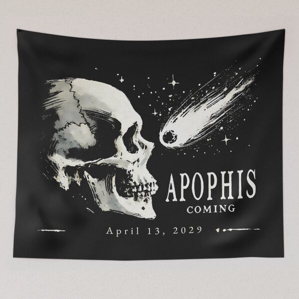 Item preview, Apophis Coming April 13 2029 designed and sold by CreepyCornerArt.