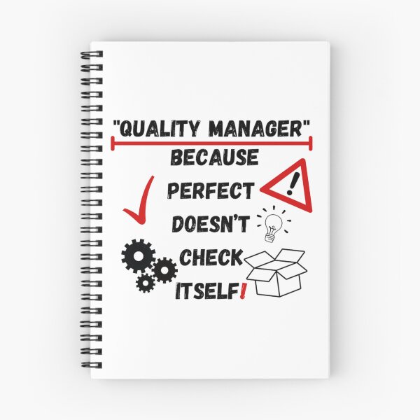 Item preview, Quality Manager: Because perfect doesn't check itself! designed and sold by Jakubos.
