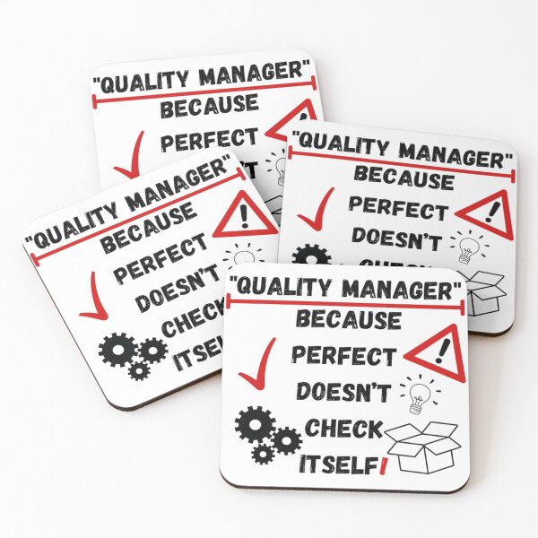 Item preview, Quality Manager: Because perfect doesn't check itself! designed and sold by Jakubos.