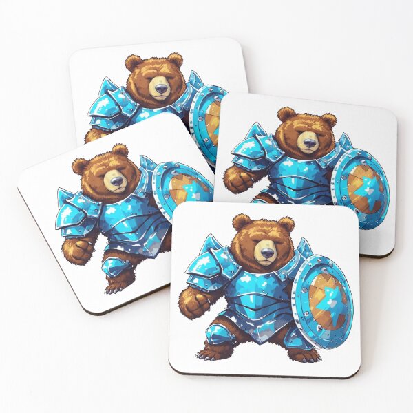 Item preview, Fur-midable Knight: The Bear in Battle Gear designed and sold by Moni-Color.