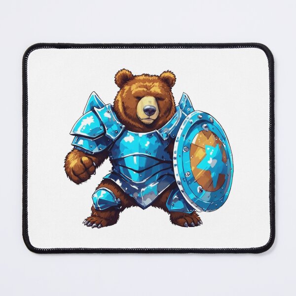 Item preview, Fur-midable Knight: The Bear in Battle Gear designed and sold by Moni-Color.