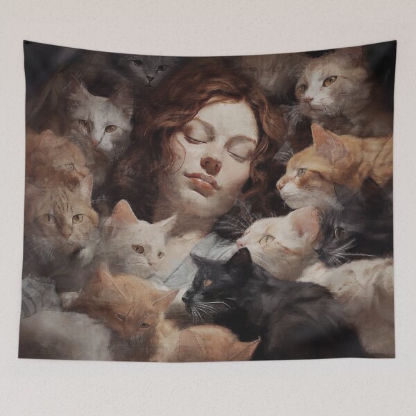 Item preview, Her Cats designed and sold by Sasha Art Gallery.
