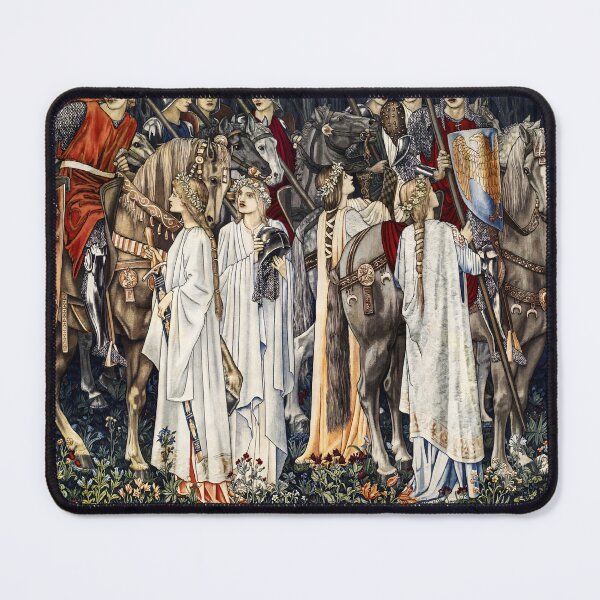Item preview, Quest for the Holy Grail Tapestries: The Arming and Departure of the Knights (1895–1896) designed and sold by BeNoOne.