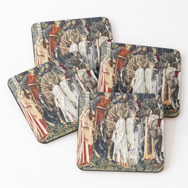 Item preview, Quest for the Holy Grail Tapestries: The Arming and Departure of the Knights (1895–1896) designed and sold by BeNoOne.
