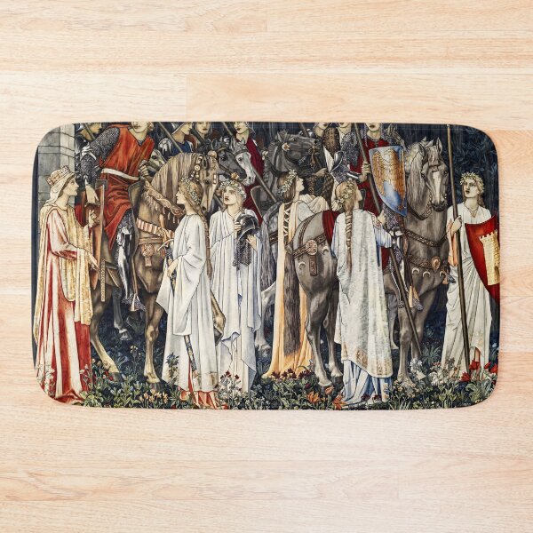Item preview, Quest for the Holy Grail Tapestries: The Arming and Departure of the Knights (1895–1896) designed and sold by BeNoOne.