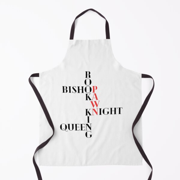 Item preview, Chess figures crossword - Chess design in white, black and red designed and sold by Chess64.